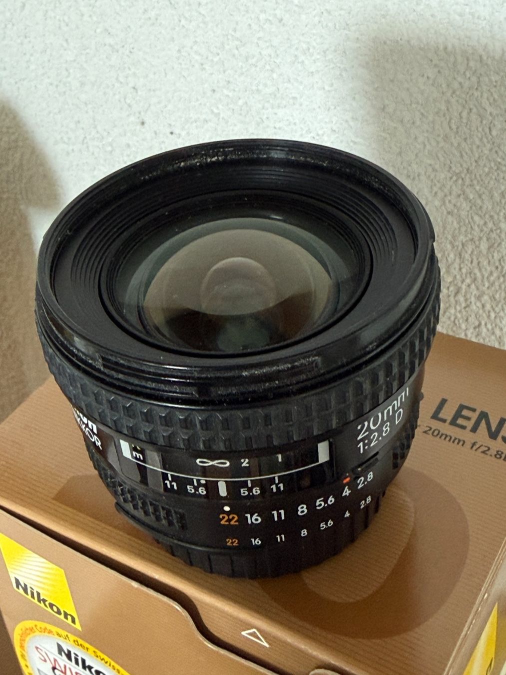 Nikkor Objektive: Objectif Nikon Nikkor 20mm f/2.8 – Gebraucht aus Bussigny von GameCraft 3