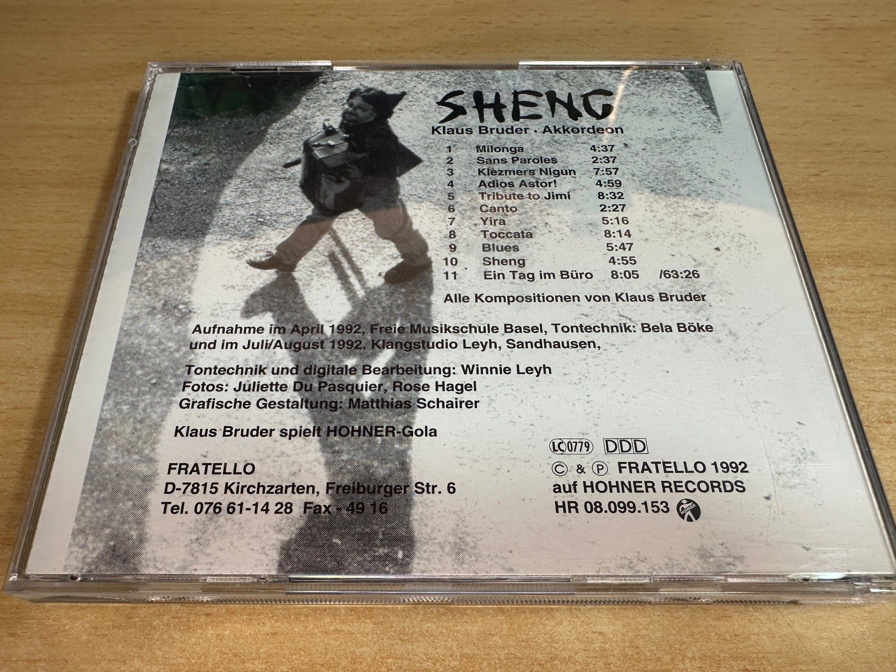 CD: G2 Klaus Bruder - Sheng - Akkordeon – Usato da Rikon im Tösstal venduto da Alpenmutz 1