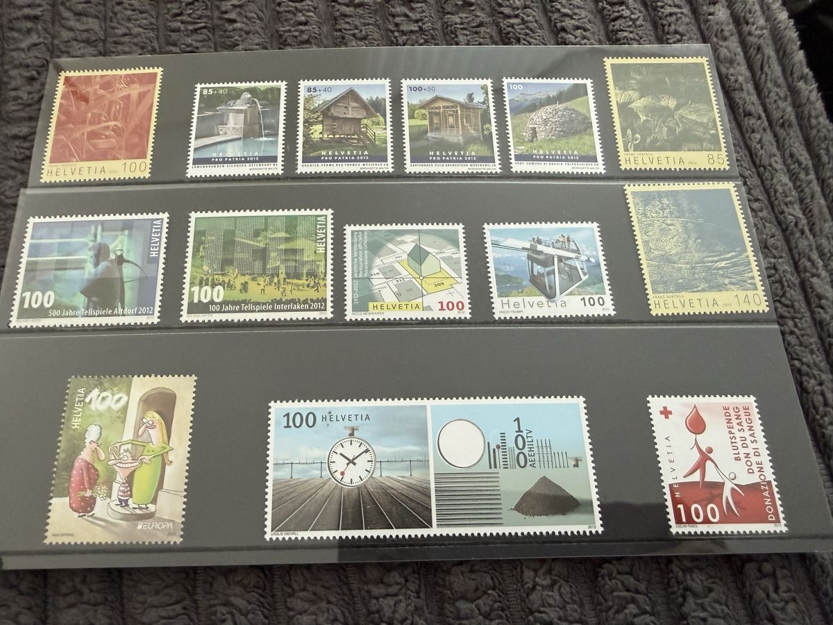 Tous les timbres: Schweizer Sammeln Marken – Neuf (Voir description) à Pfeffikon LU par pepino17 1