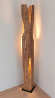 Altholz-Stehlampe Lumen Tree aus schönen Altholzbrettern