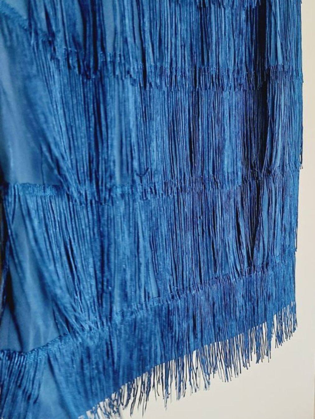 Gonne: Stylischer Fransenrock in Blau Gr. L – Nuovo e nell'imballaggio originale da Zürich venduto da maj_76zn 2