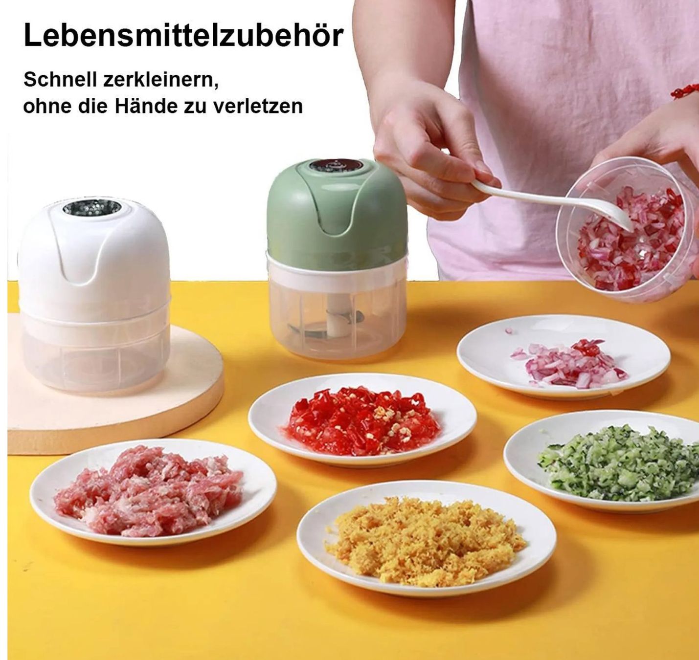 Elettrodomestici da cucina: Elektrischer Mini-Zerkleinerer, USB aufladbar – Usato da Winterthur venduto da dmazzotta 3