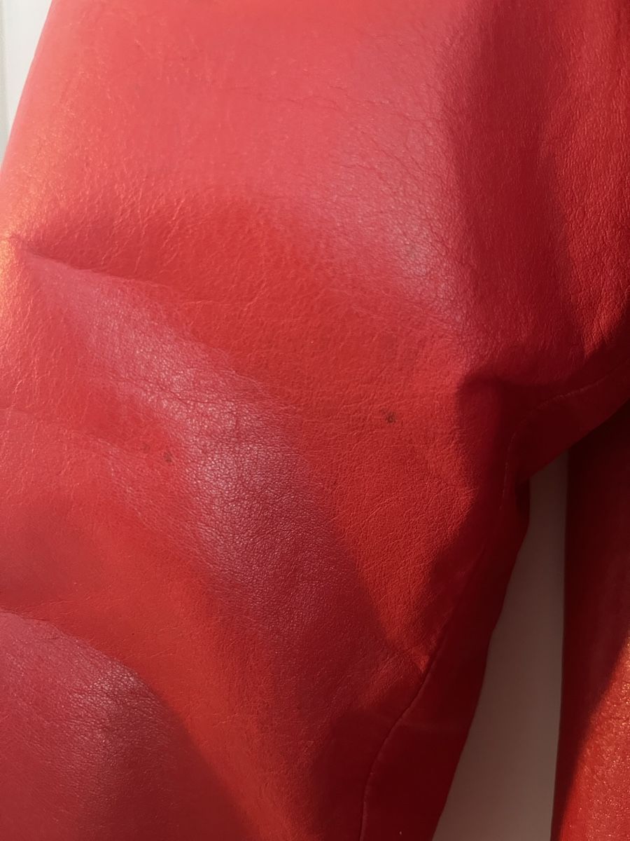 Cappotti: Rote Lederjacke vintage – Usato da Zürich venduto da Closetbesties 7