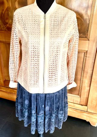 VESTE Rino & Pelle T M 38-40) Alba-Moda coton NEU