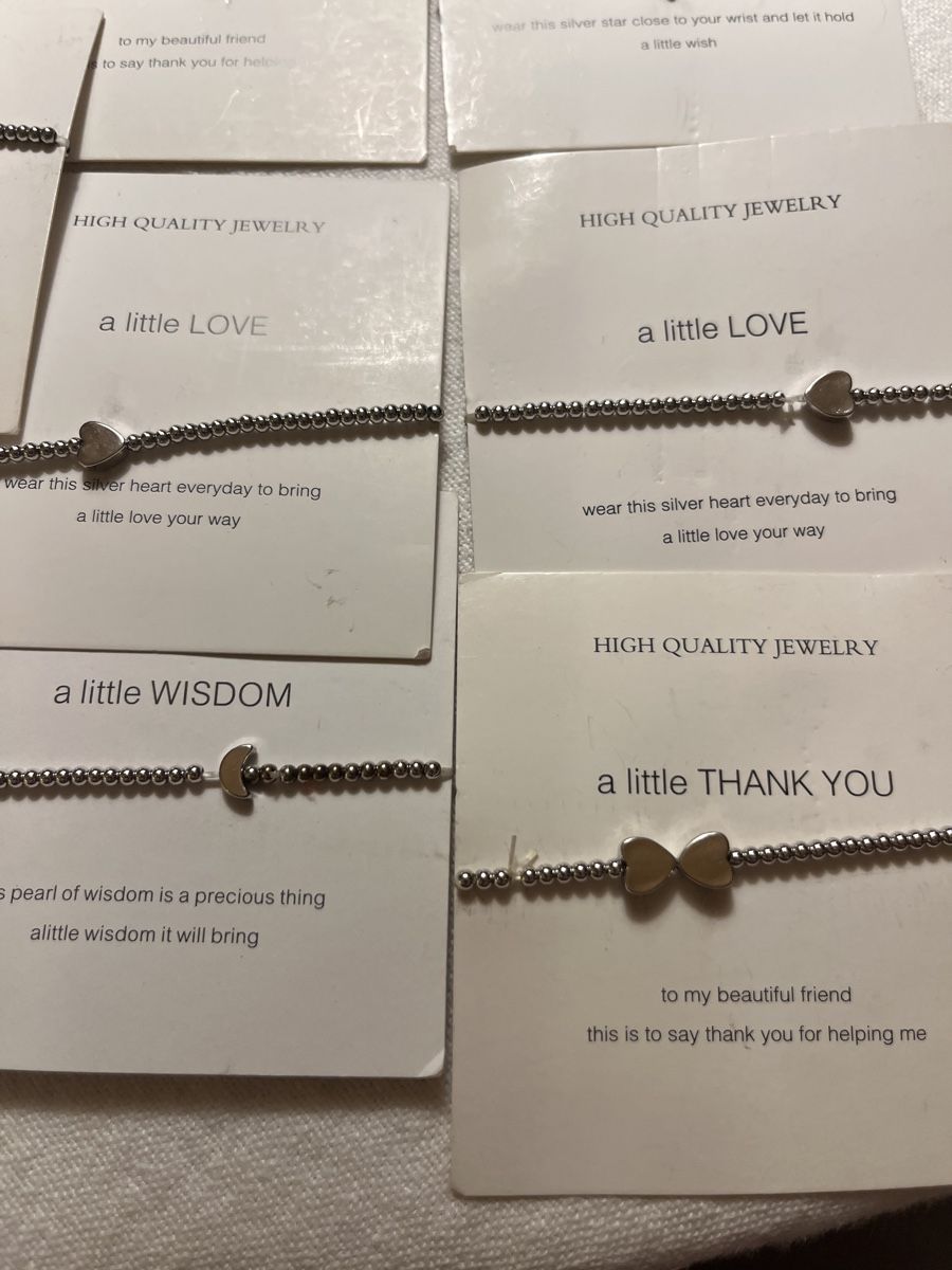 Bracciali & Braccialetti: 7 kleine Armbänder – Nuovo (secondo la descrizione) da Saanen venduto da SoniaMichaela 3
