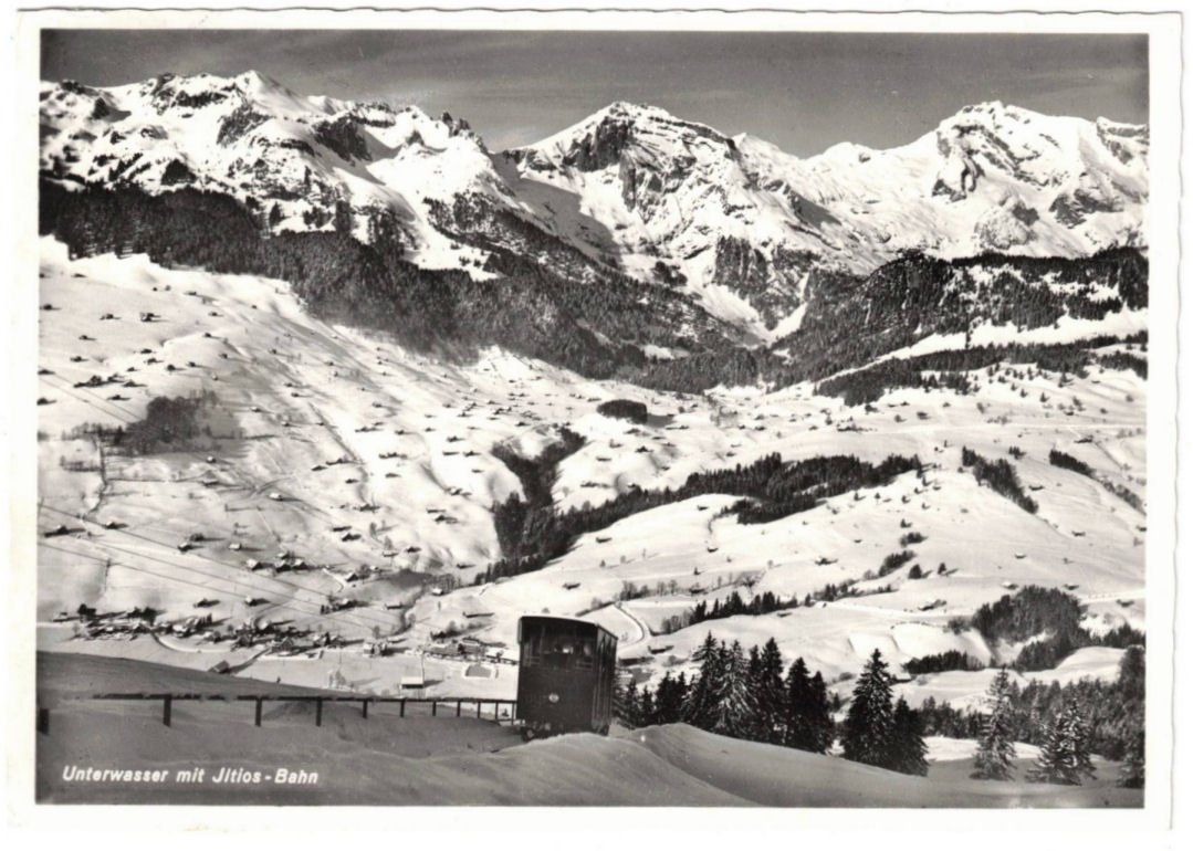 Cartoline postali: Unterwasser - Standseilbahn Iltios – Usato da Binningen venduto da Mountainrider