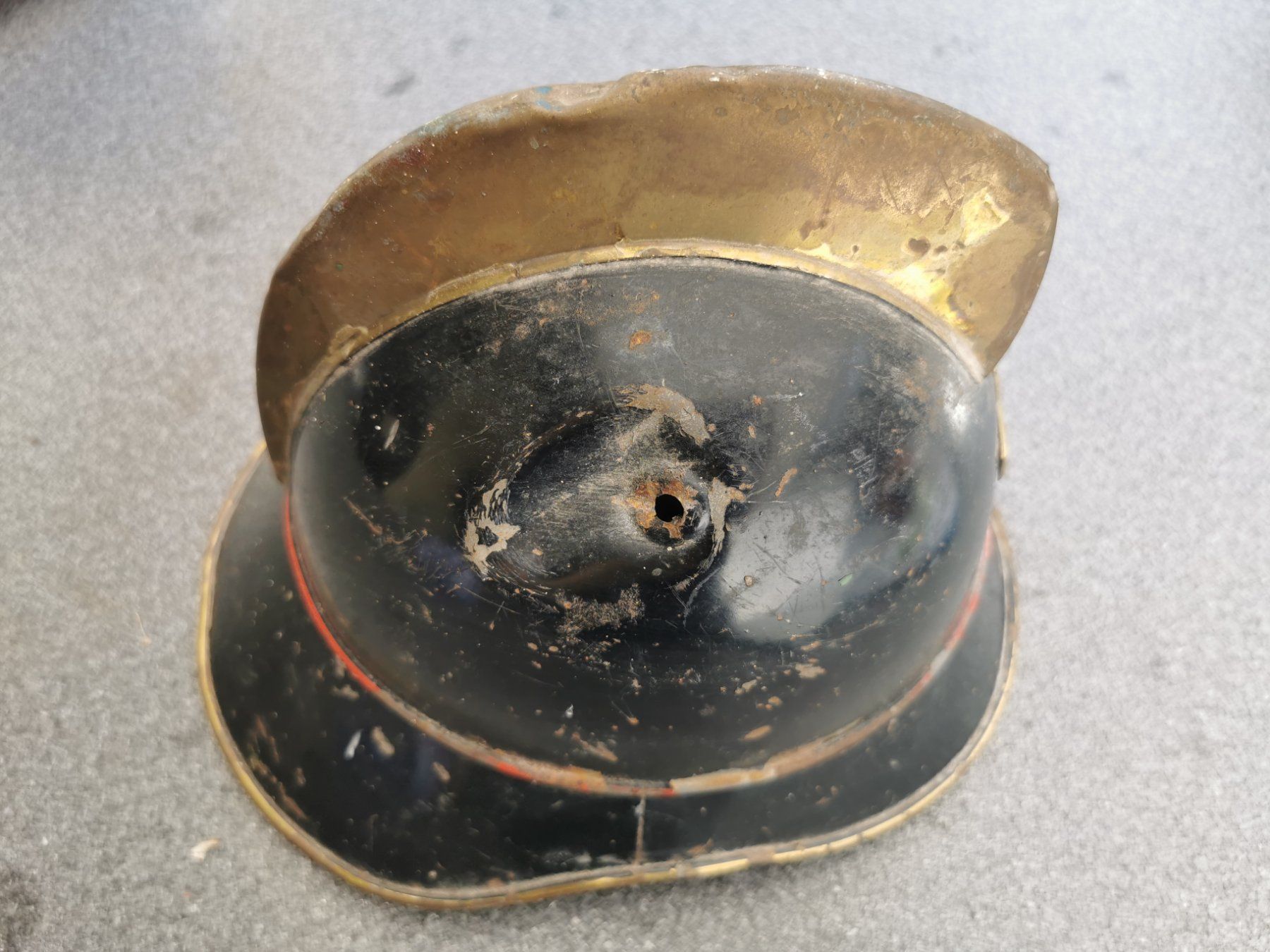Feuerwehr: Feuerwehr Helm Schweiz, antik – Gebraucht aus Sirnach von pius062 1