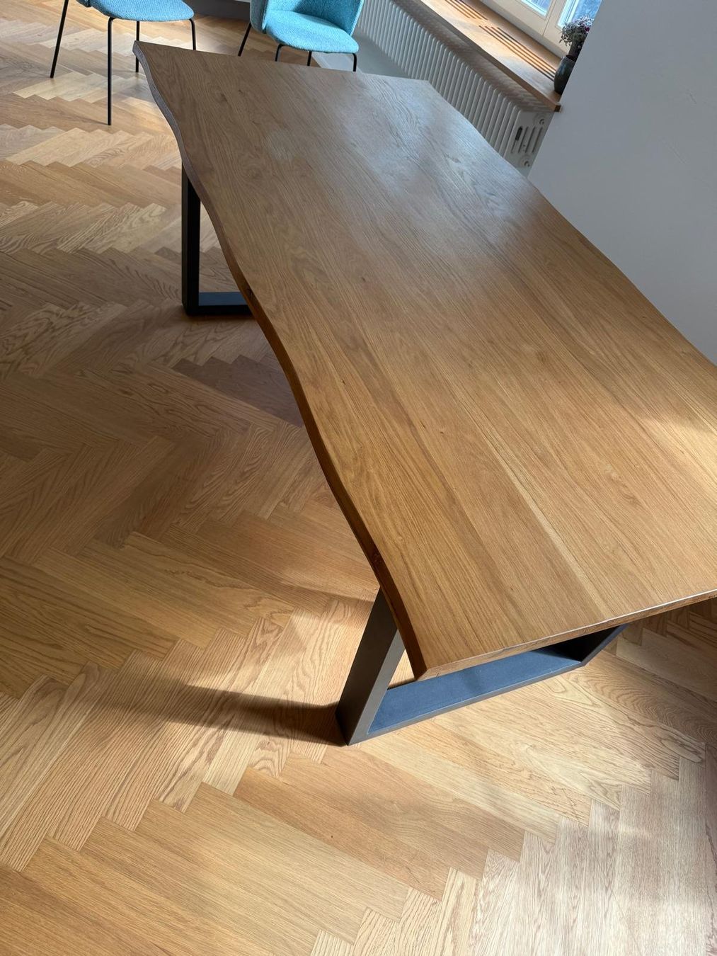 Tavoli: Holz- und Metalltisch 200x100 – Usato da Zürich venduto da luc_8wll 3