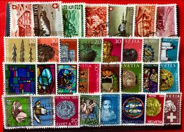 Bundesfeier - Pro Patria Briefmarken  gestempelt