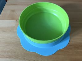 Assiette Tupperware avec ventouse pour bébé  