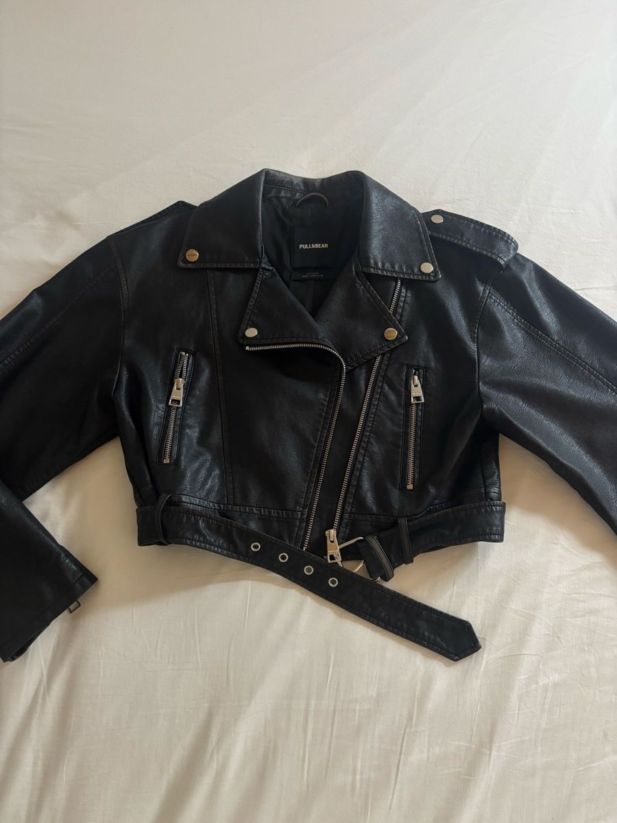 Pull&Bear Jacken & Mäntel: veste en cuire Pull&Bear – Gebraucht aus Vouvry von sha_rk5q