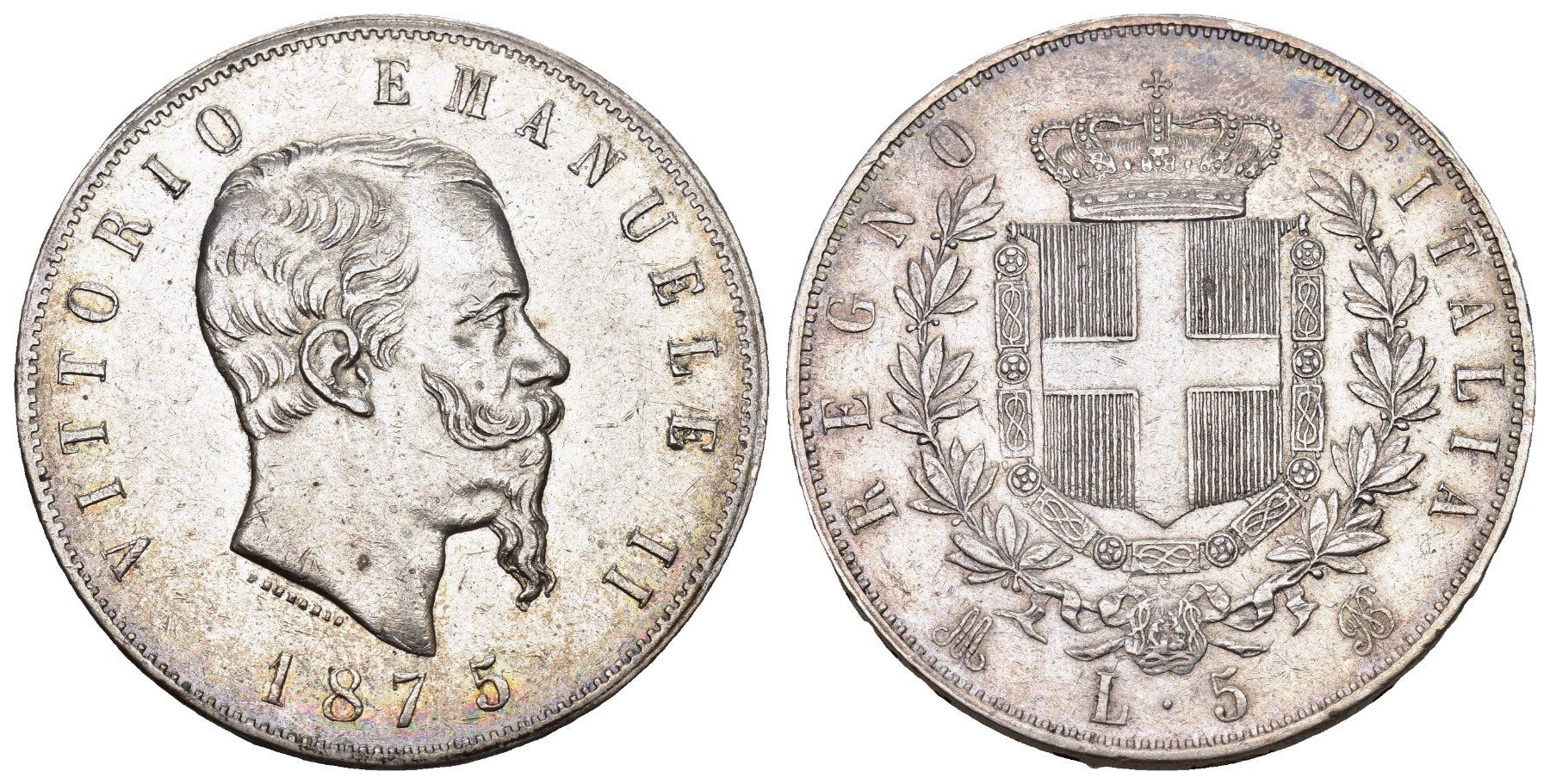 Tutti le monete: Italien 1875 – Usato da Bern venduto da numismatictops