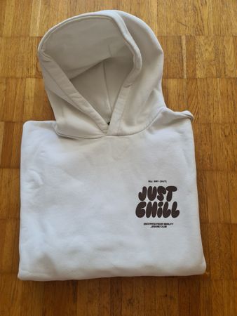 Kapuzenpullover FSBN weiss mit Druck Grösse M guter Zustand