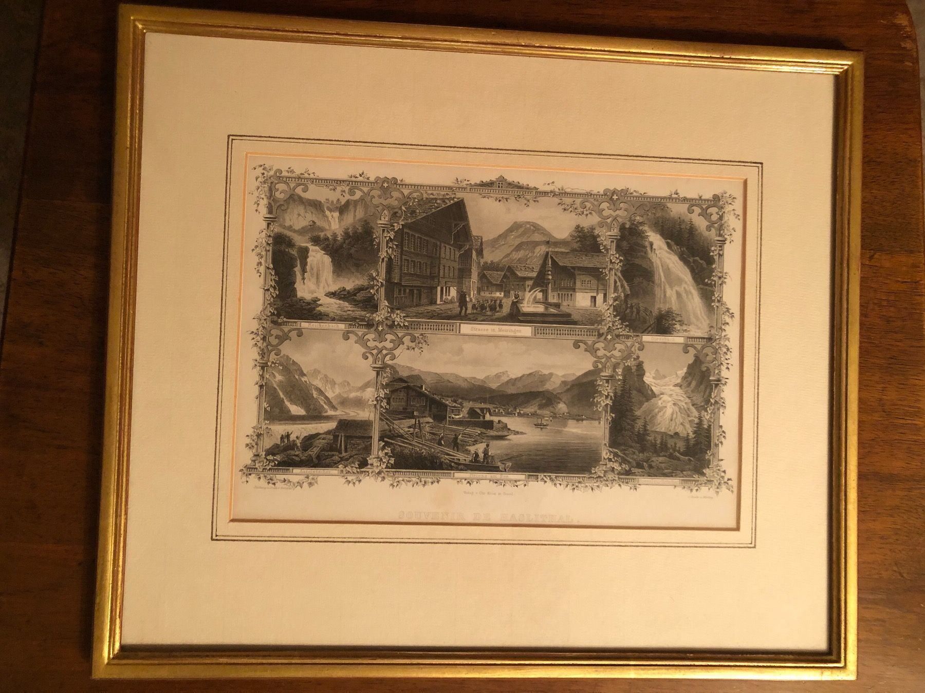 Poster & Bilder: Souvenir von Haslithal. Um 1870. – Gebraucht aus Wald ZH von mlnt 3