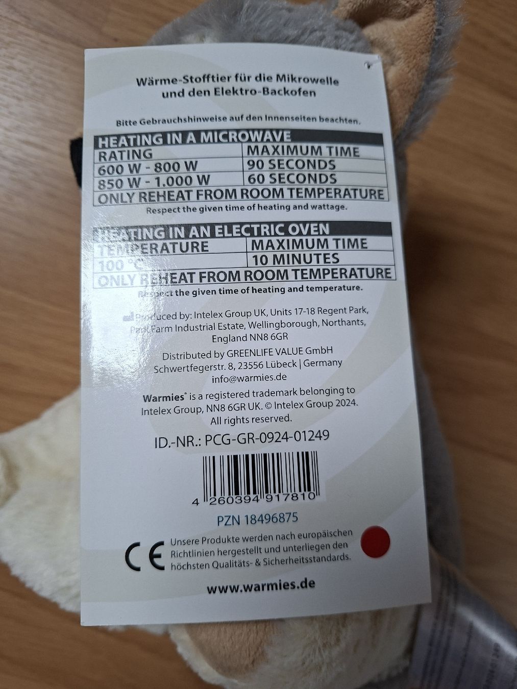 Warmies Sonstige antike Technik & Geräte: Wärme-Stofftier Wolf – Neu und originalverpackt aus Niederried b. Kall von gabber23 2