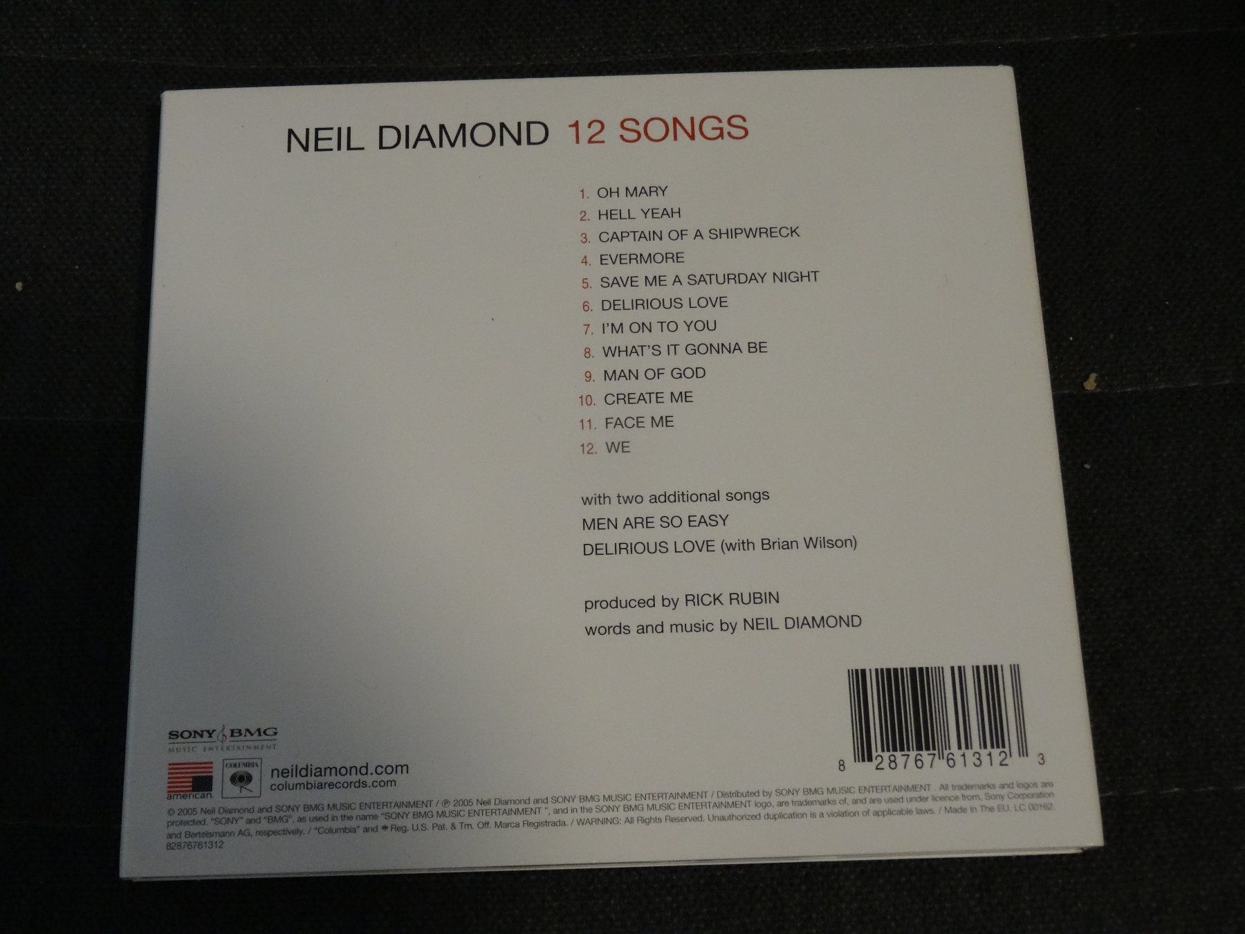 CD: Neil Diamond - 12 Songs CD – Usato da Olten venduto da Disc-Ausverkauf 1