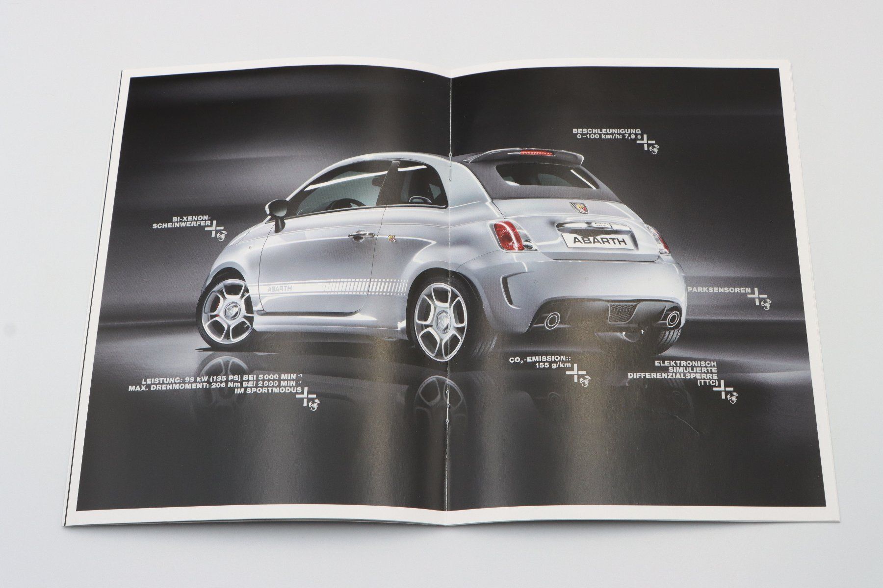 Fiat Documenti: Fiat Abarth 500 Cabrio 2011 Prospekt – Usato da Bühl b.Aarberg venduto da Collectorpassions 6