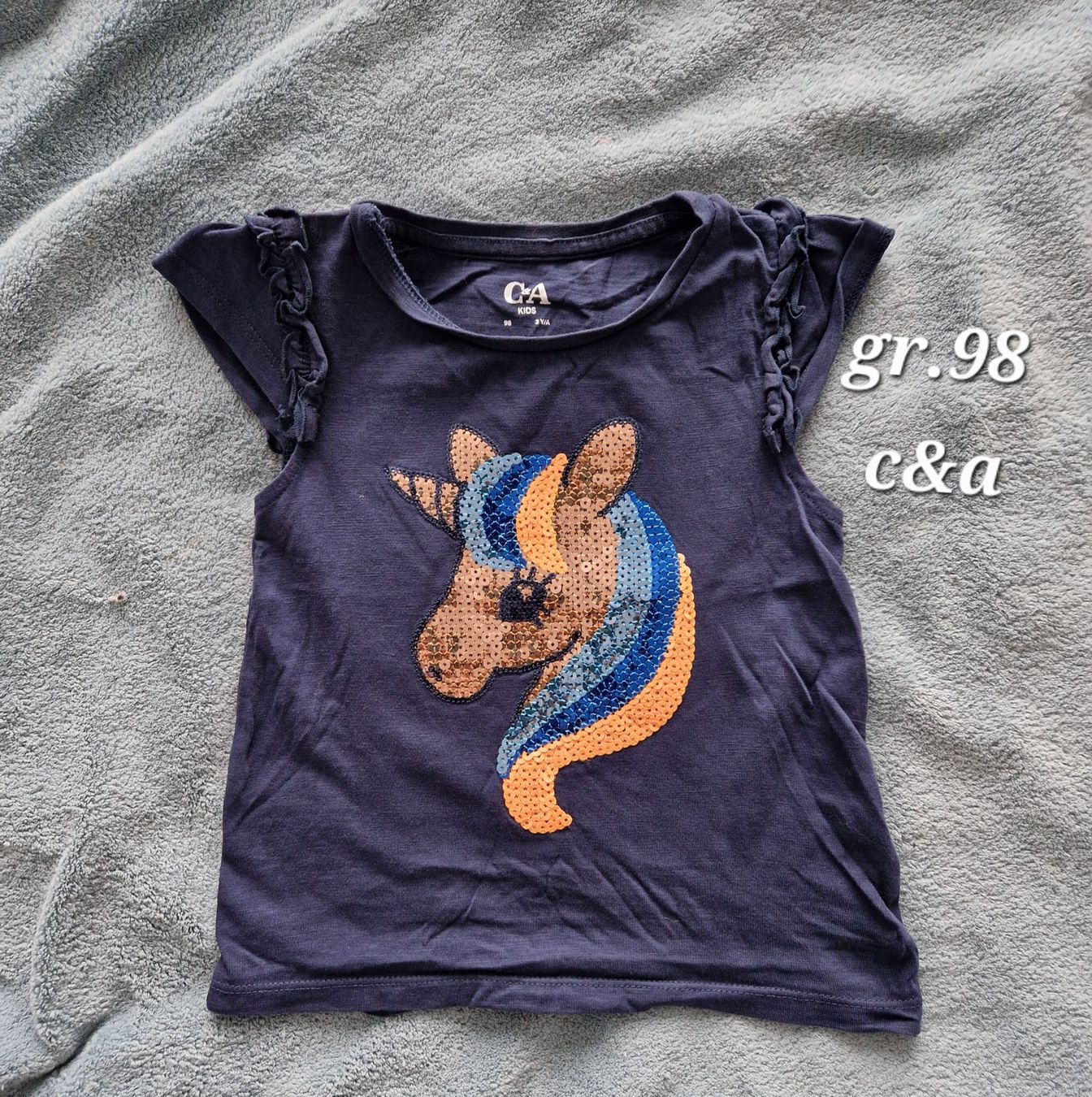 C&A Camicette, T-shirt & Top: Kurzarm Shirt grösse 98 Einhorn – Usato da Heimberg venduto da Eleanor20