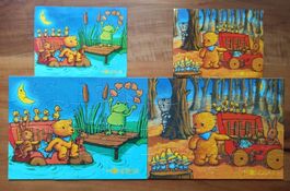 2 Mondbär-Puzzles, je 24 Teile