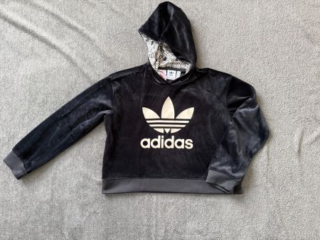 Adidas Kapuzenpullover, Samt, Gr. 152