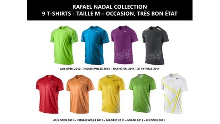Lot 16 shirts Running/Tennis - Nike + Adidas - Taille M