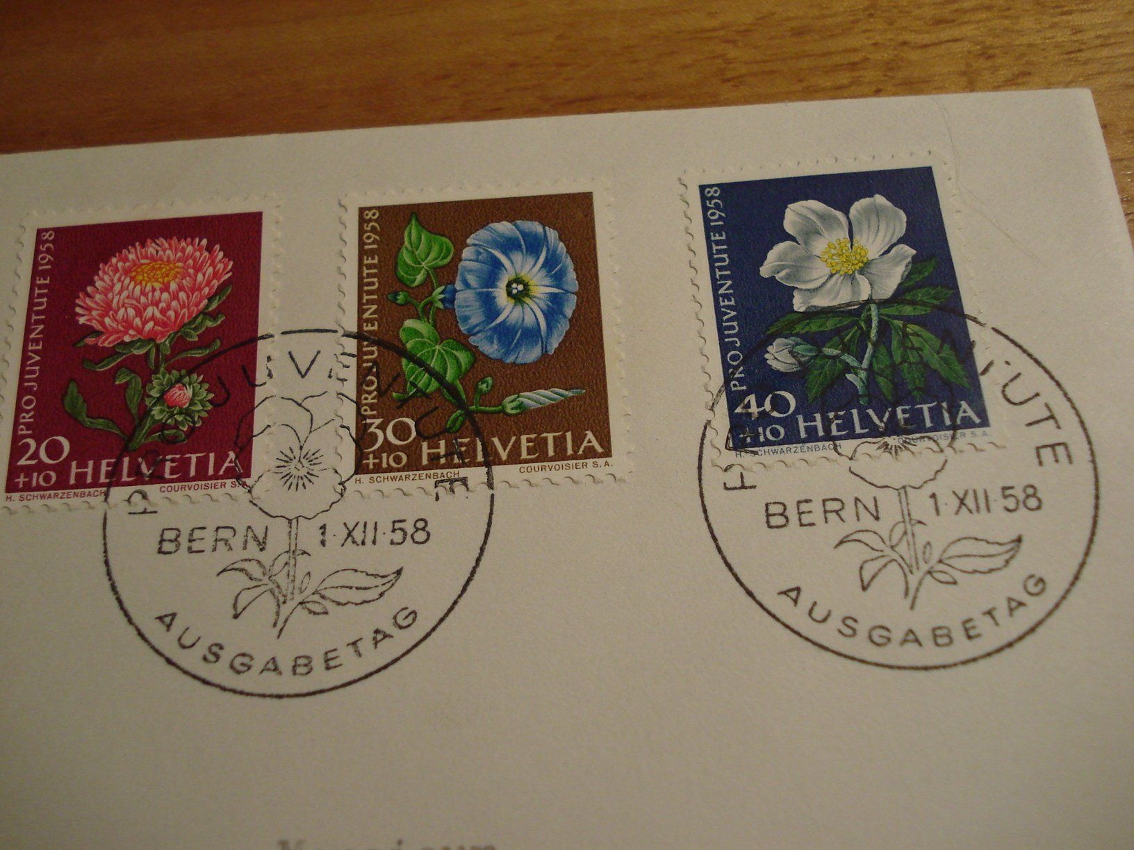 Tous les timbres: FDC Pro Juventute 1958m gelaufen – D'occasion à Niederwil AG par morostahu 1