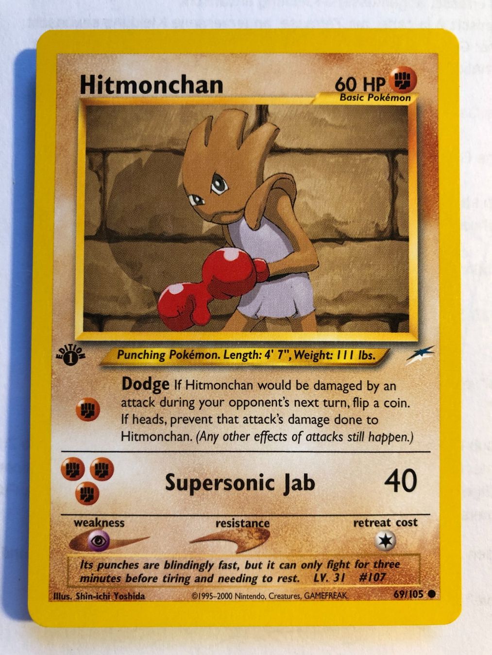 Carte collezionabili: Hitmonchan 1st Neo Destiny - MINT - ab 1.- – Usato da Giubiasco venduto da dan_pr8b