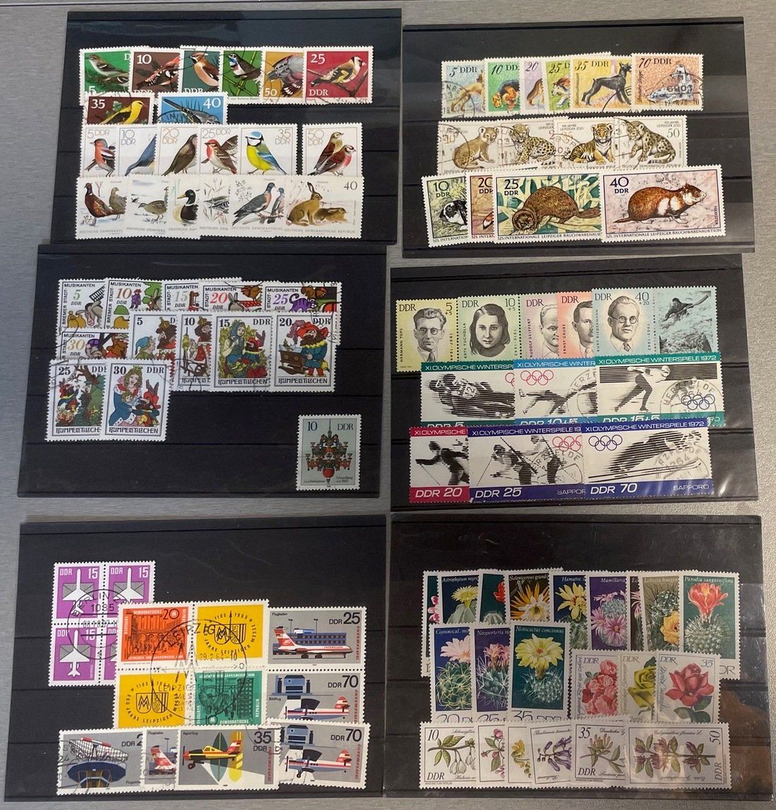 Alle Briefmarken: DDR Restposten mit Steckkarten, Blocks und Briefen – Gebraucht aus Sirnach von Melisangi 4