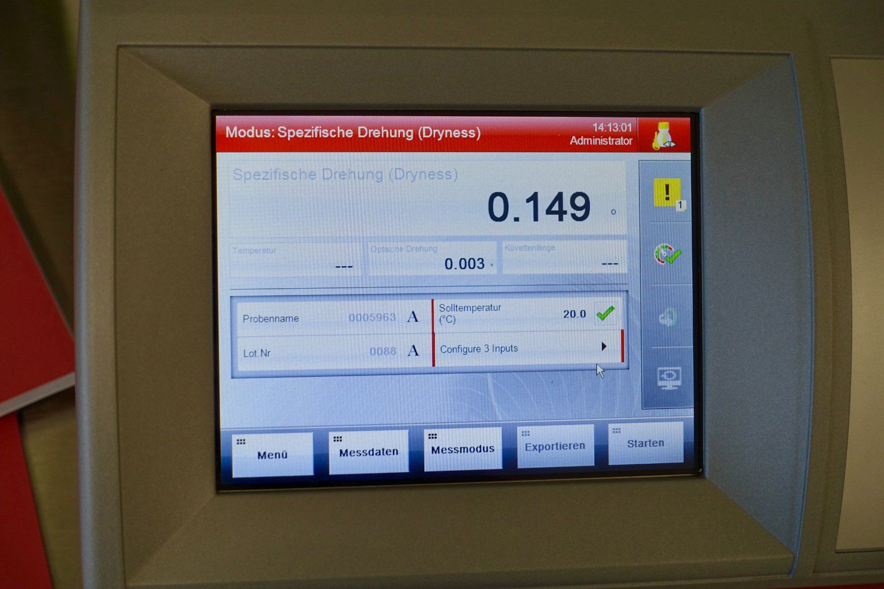 Misurare: Polarimeter Anton Paar MCP 150 – Usato da Liestal venduto da AquantaAG 2