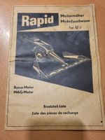 Originale Rapid U3 Motormäher Ersatzteilliste