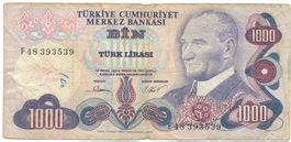 Türkei 1000 Lira P191