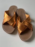 NEUE Bold Matters Ledersandale, orange, Grösse 36 - Sommer!