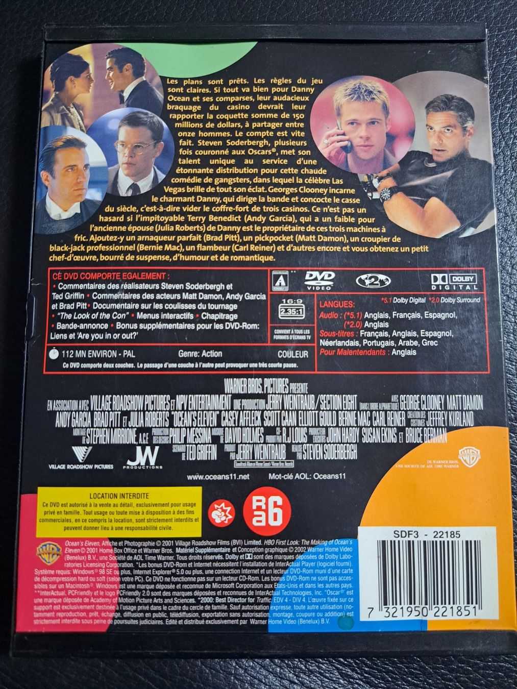 Alle DVDs: DVD ocean's eleven – Gebraucht aus Marly von mic_7k82 1