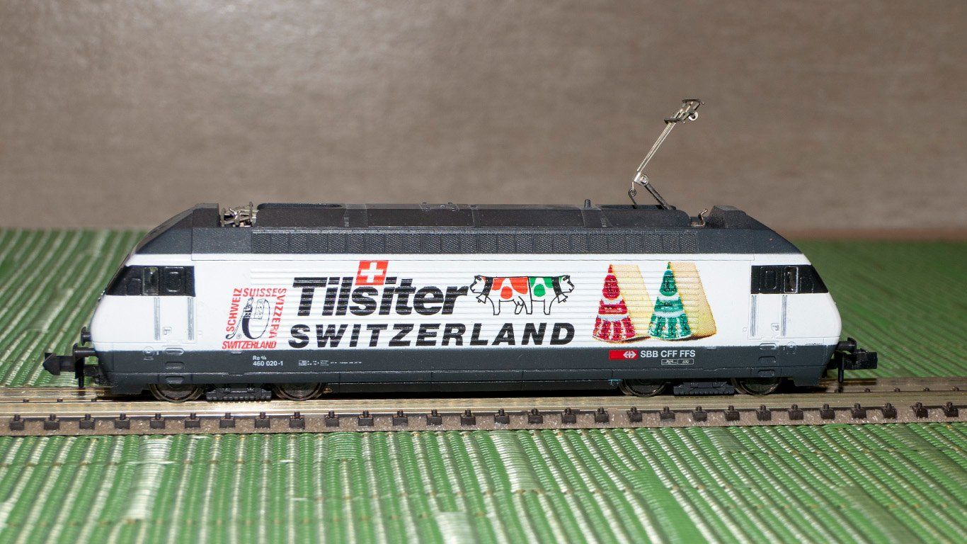 Trix Modellini di ferrovie: Modèle réduit loc CFF Re460 "Tilsiter" – Usato da Saxon venduto da mde_6nvm