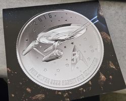 Star Trek Silbermünze 2016, 20 Dollar, 9999 Silber