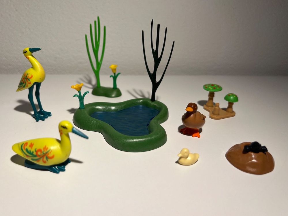 🦆 Teich mit Enten, Störchen & Zubehör gemischt 🦆 Playmobil Kaufen auf