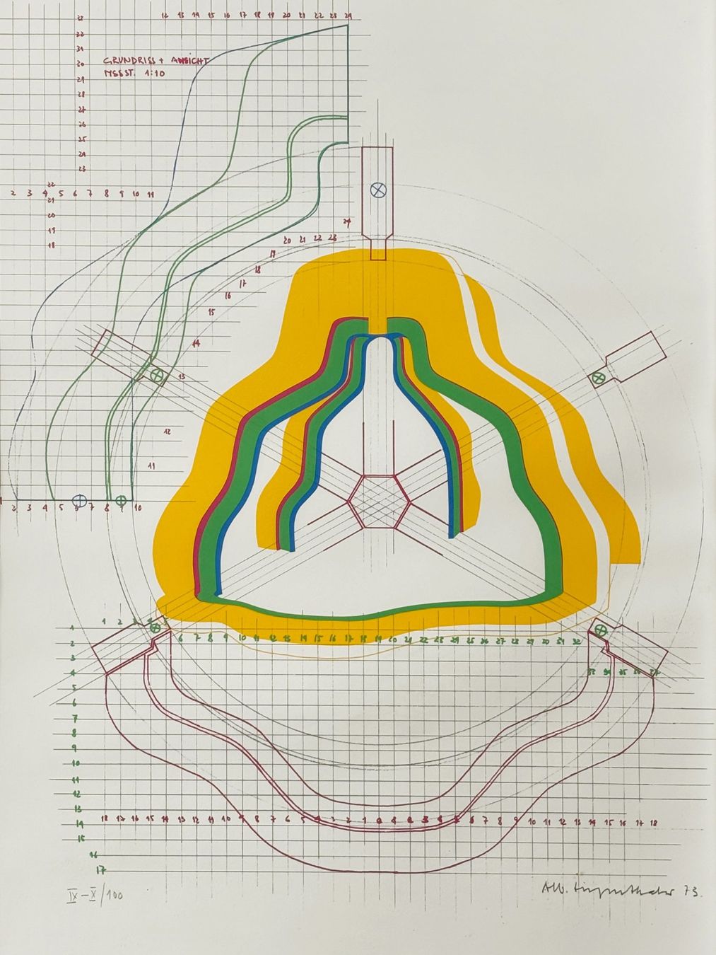 Grafiken & Lithographien: Serigrafie Albert Siegenthaler, 1973 – Gebraucht aus Zürich von vitty