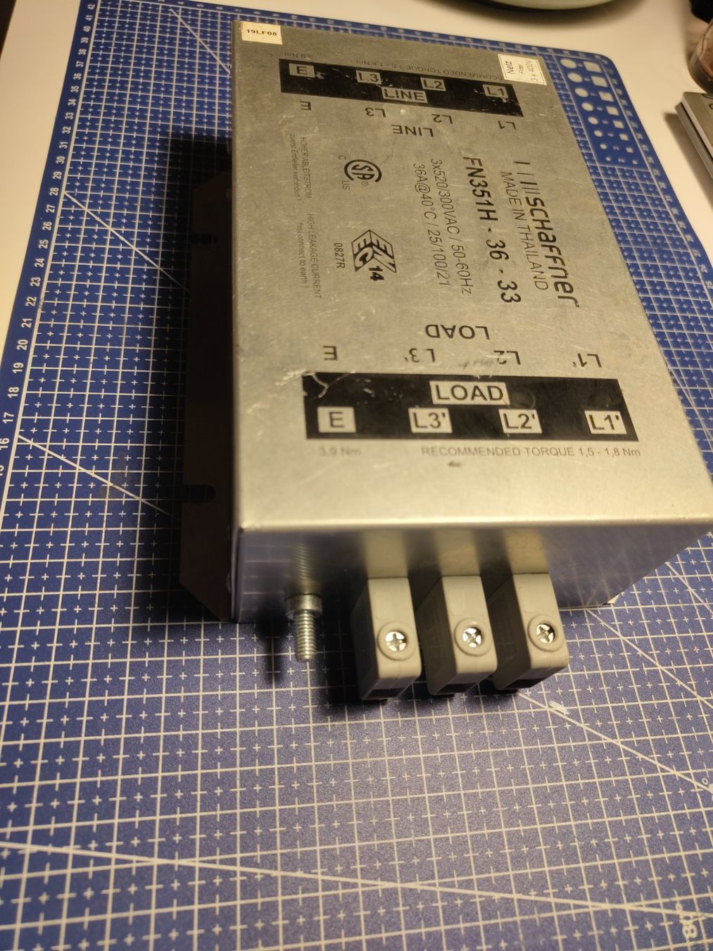 Schaffner Altro Materiale elettrico: Schaffner FN351H-36-33 Netzfilter 36A – Usato da Zürich venduto da bor_8p89 1