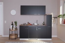 555 Singleküche Küchenzeile 180cm W/S - Küche Einbauküche