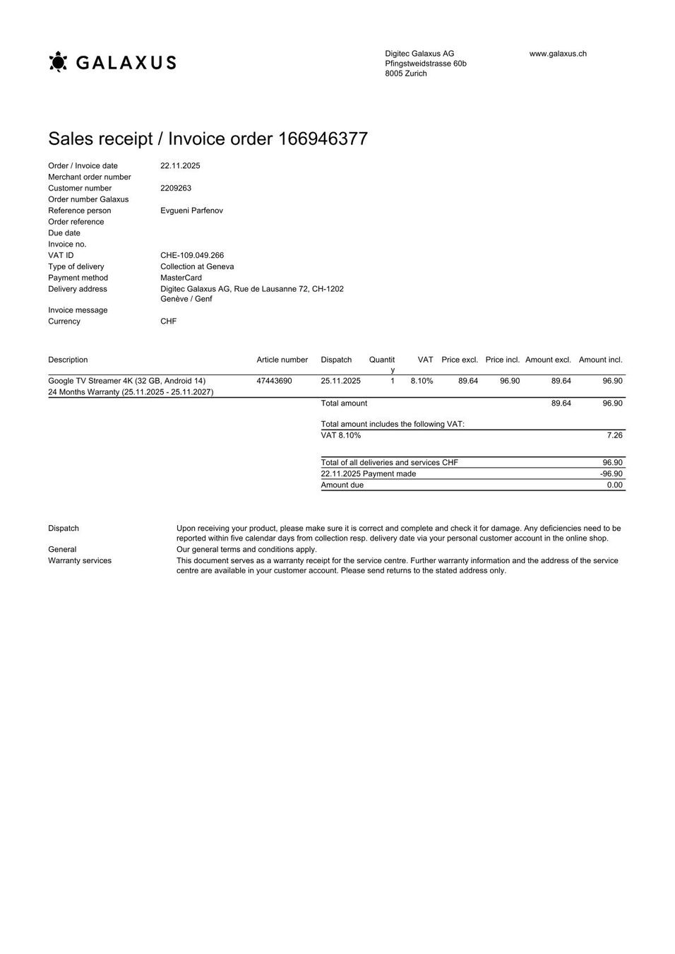 Sony Kopfhörer: Sony WH-CH510 Kabellose Bluetooth On-Ear Kopfhörer – Neu und originalverpackt aus Genève von E.Parf 5