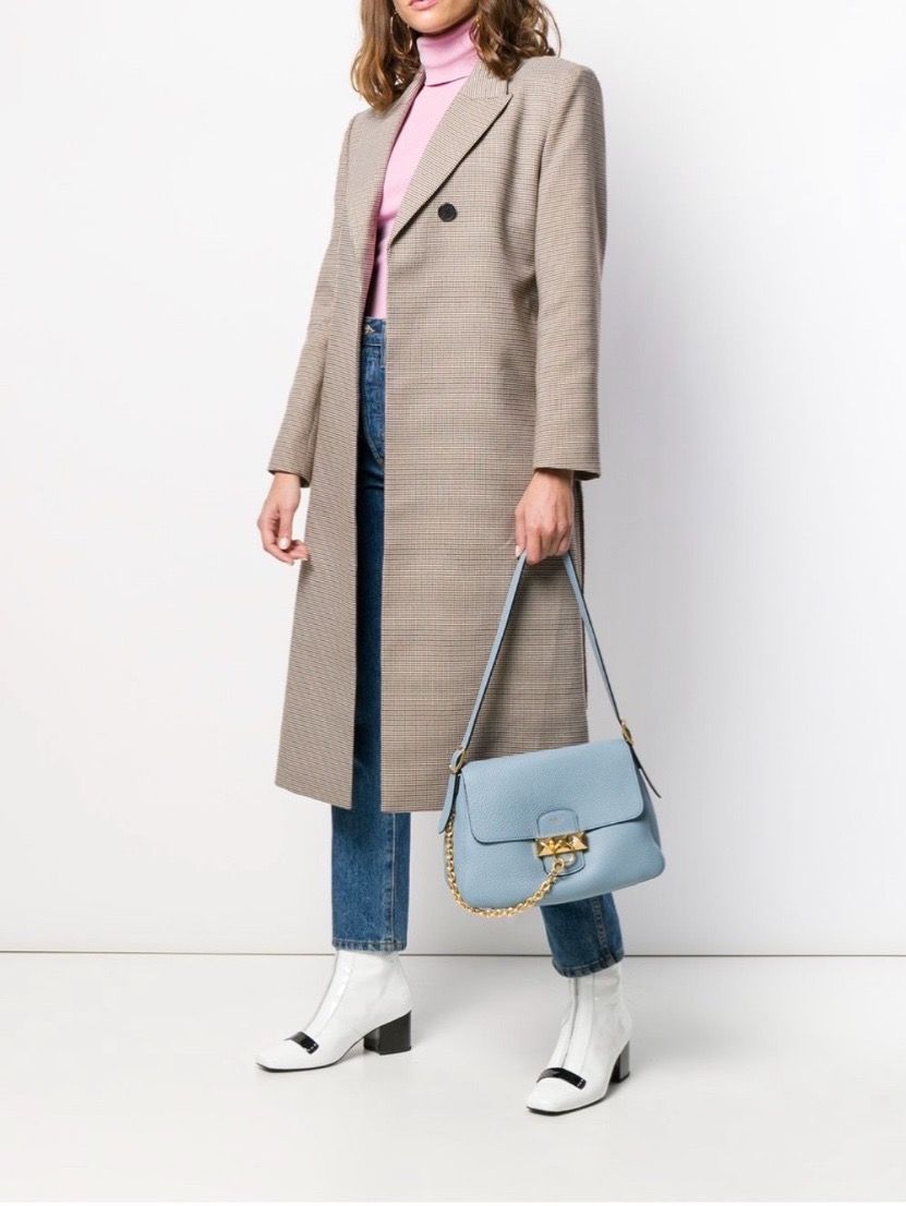 Mulberry Borse da donna: Mulberry Keeley Shoulder Bag (hellblau) – Nuovo e nell'imballaggio originale da Arbon venduto da free4style