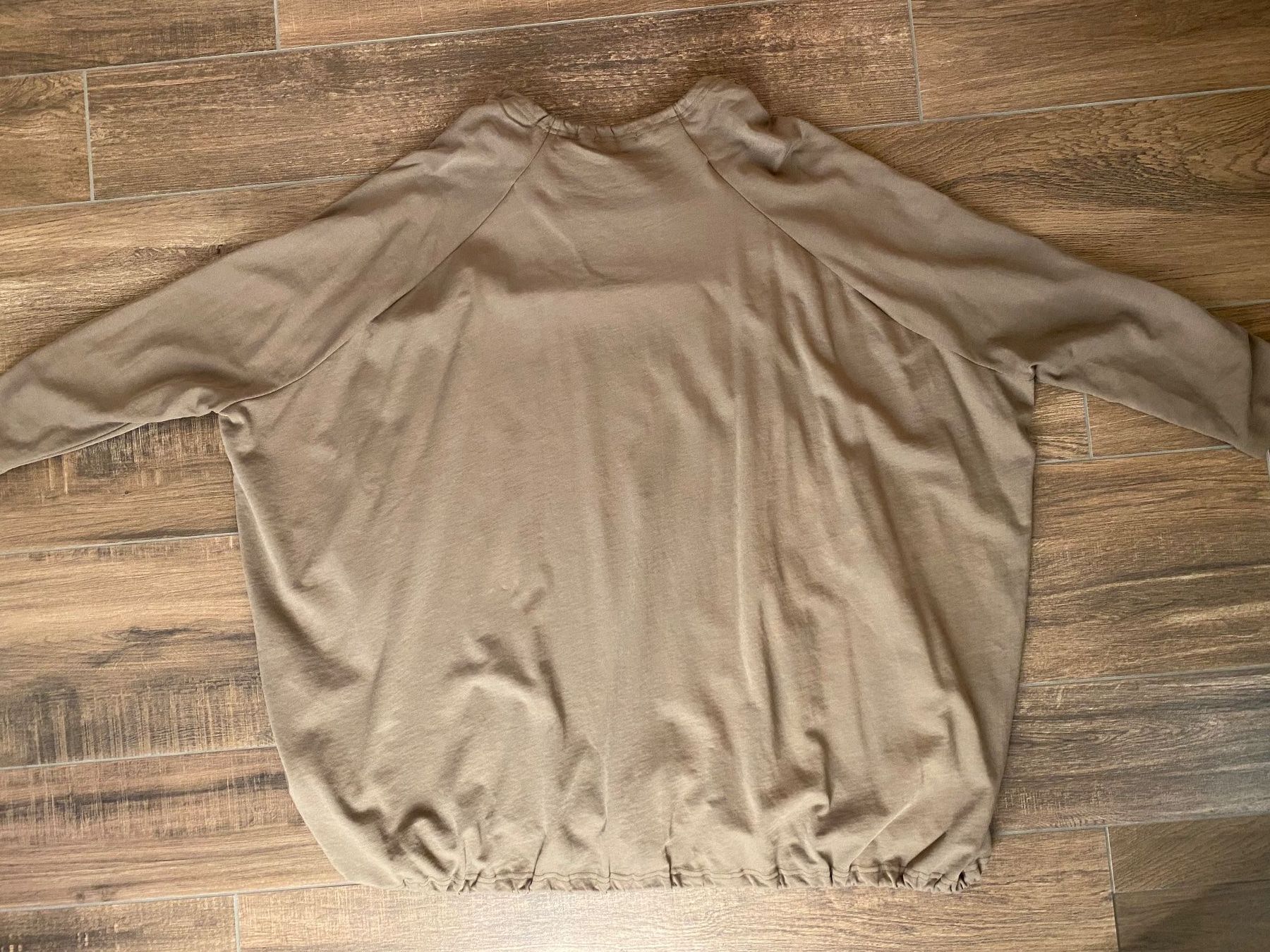 Rundholz Tuniche: Rundholz Tunika / Pulloverkleid camel Gr. onesize – Usato da Arlesheim venduto da san_w9vr 1
