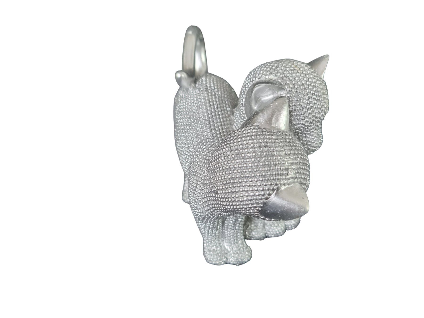 Figuren: Figur Katze Silber – Gebraucht aus Wangen b. Olten von Restwert_Wangen 1