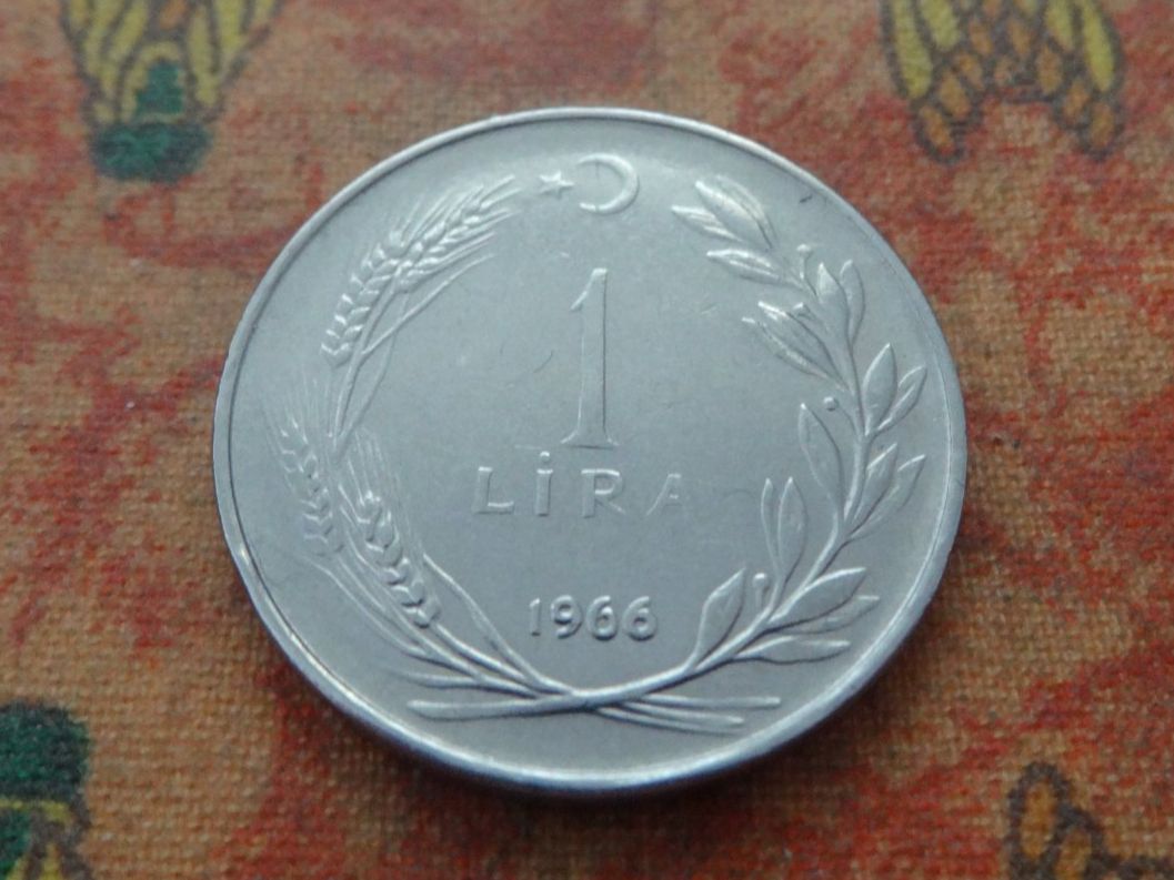 Tutti le monete: TURQUIE  1  Lira  1966 – Usato da Romanel-sur-Lausanne venduto da Swift13