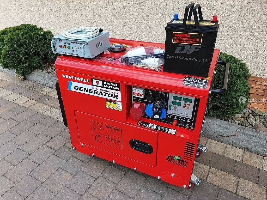 Generatori di corrente: Neu!!! Stromerzeuger Diesel, 9,5 KW – Nuovo e nell'imballaggio originale da Vinelz venduto da AlexNetti007