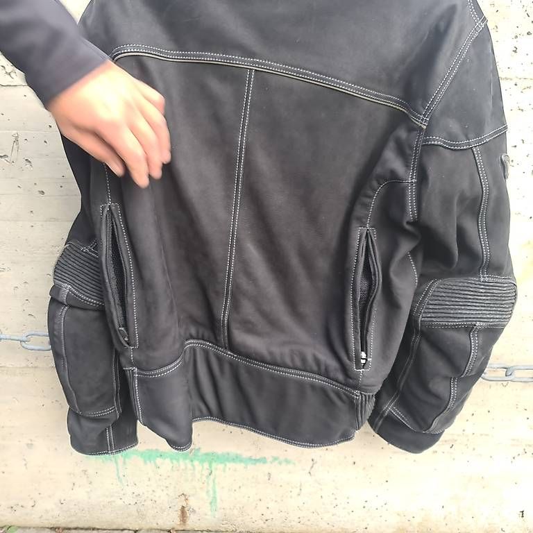 Held Giacche: Herren Wildleder Motorradjacke Gr 58 Mohawk – Usato da Uetendorf venduto da Sherryco 2