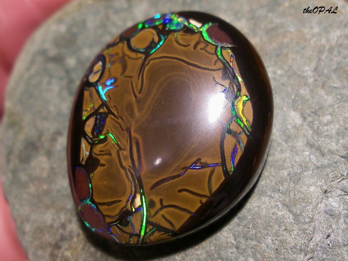 Edelsteine: theOPAL***WUNDERSCHÖNER BOULDER MATRIX NUSS OPAL 61,75ct*** – Neu und originalverpackt aus Ebnat-Kappel von theOPAL 4