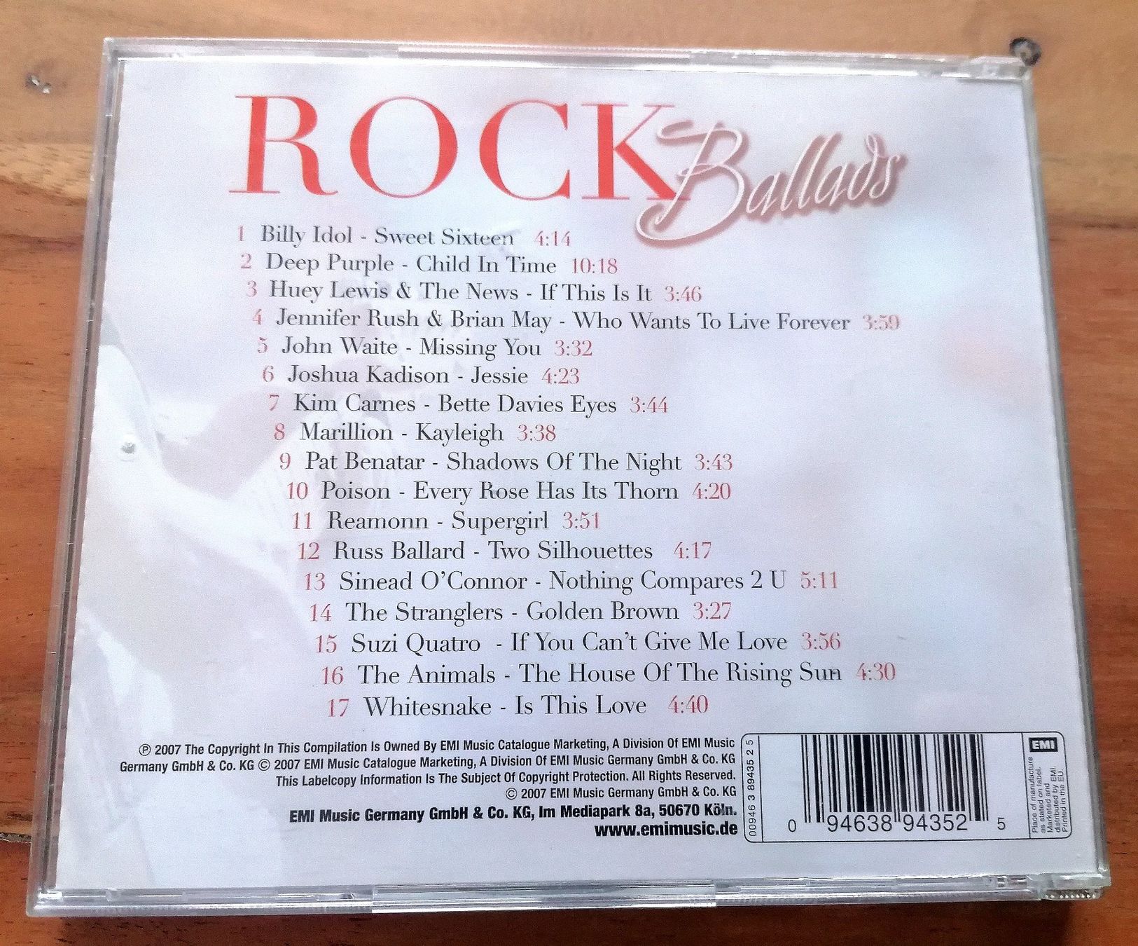 CD: Rock Ballads – Usato da Fällanden venduto da Bengel1967 1