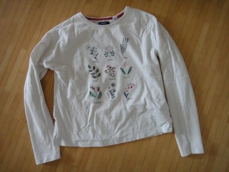 T-Shirt "Okaidi" Mädchen Gr. 152 Langarm