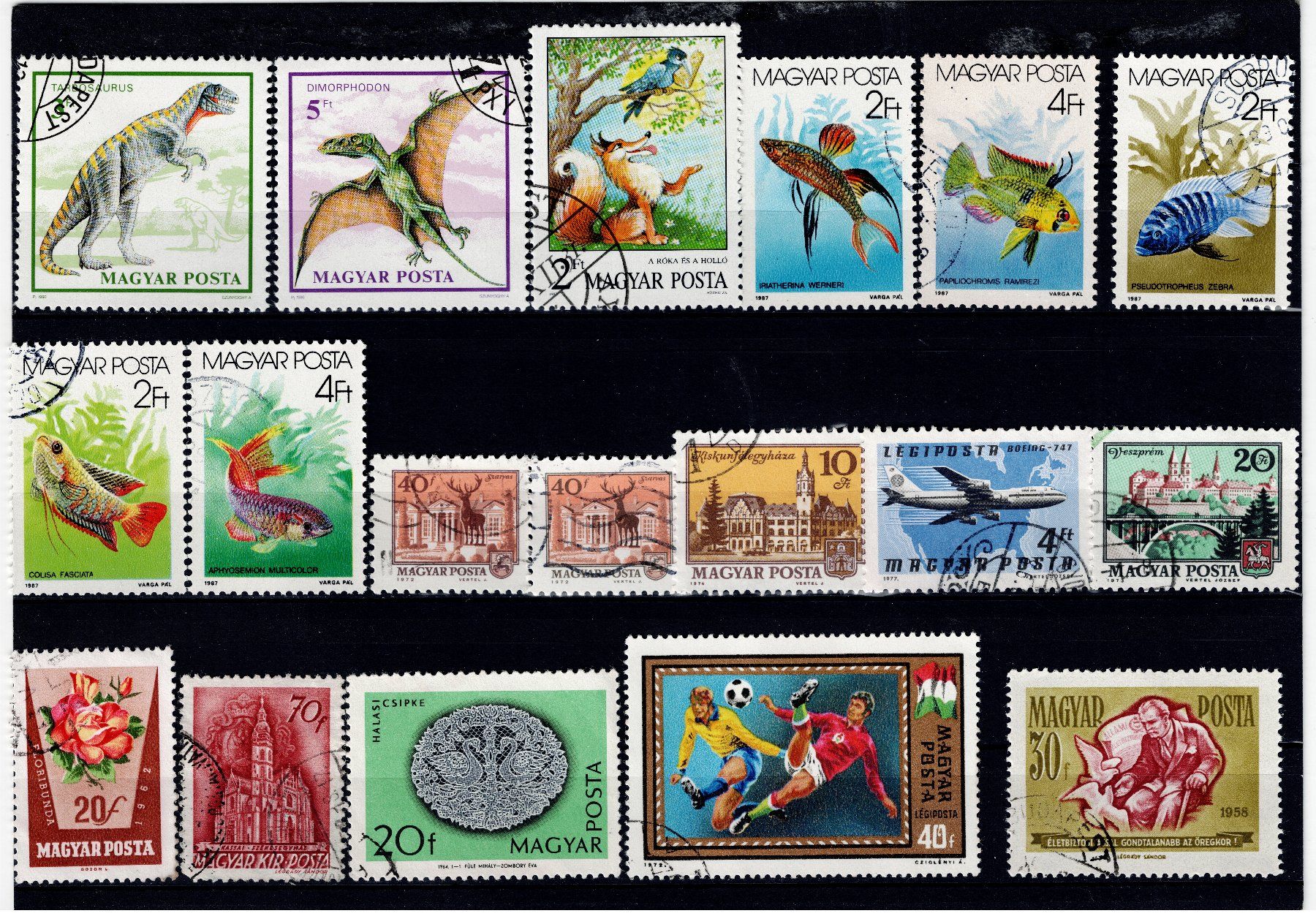 Alle Briefmarken: Briefmarken 77x Ungarn – Gebraucht aus Tenniken von mik_6mxg 1